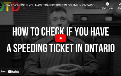 How To Check If You Have Traffic Tickets Online In Ontario