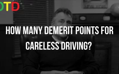 How Many Demerit Points For Careless Driving?