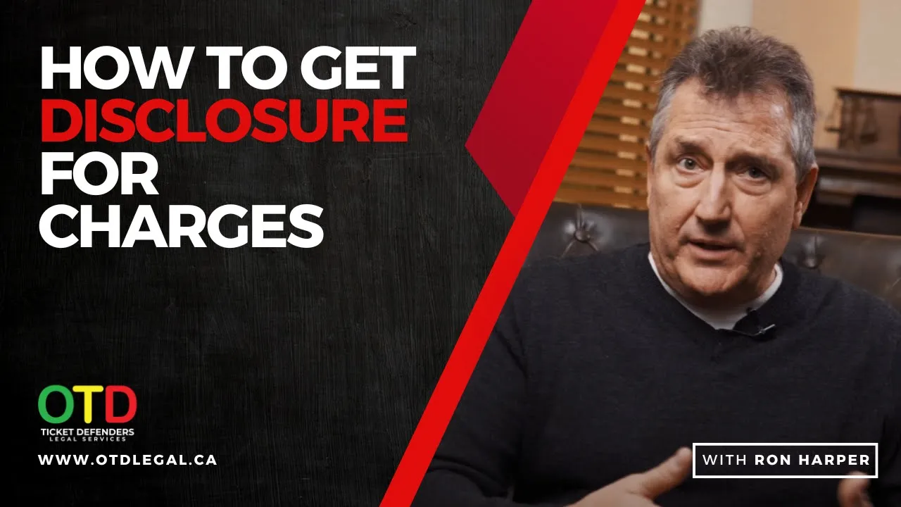 How To Get Disclosure For Charges In Ontario
