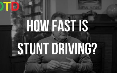 How Fast Is Stunt Driving?