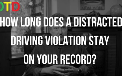 How Long Does Distracted Driving Violation Stay On Your Record?