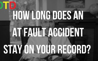 How Long Does An At Fault Accident Stay On Your Record?