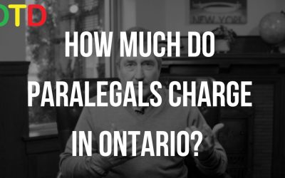 How Much Do Paralegal Charge In Ontario?