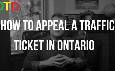 How To Appeal A Traffic Ticket In Ontario