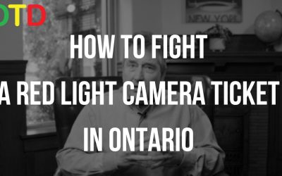 How To Fight A Red Light Camera Ticket In Ontario