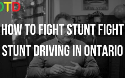 How To Fight Stunt Driving In Ontario