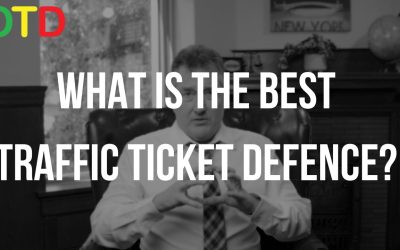 What Is The Best Traffic Ticket Defence?