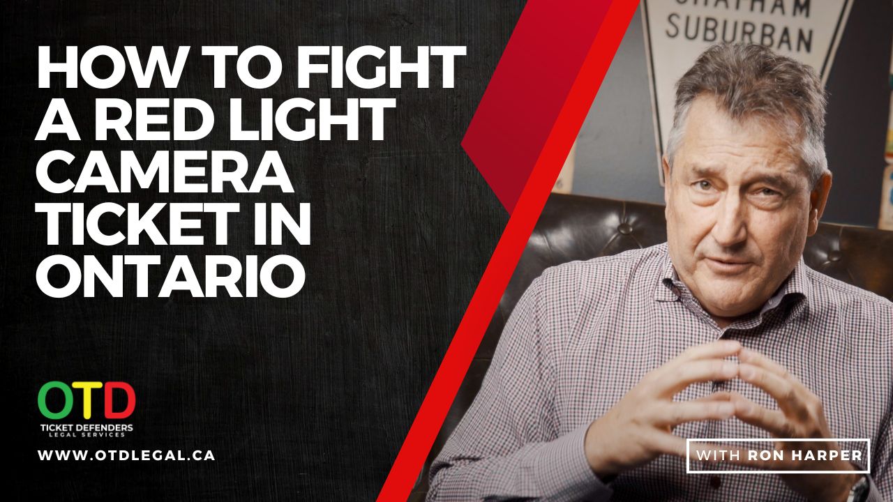 How To Fight A Red Light Camera Ticket In Ontario