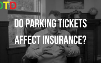 DO PARKING TICKETS AFFECT INSURANCE?