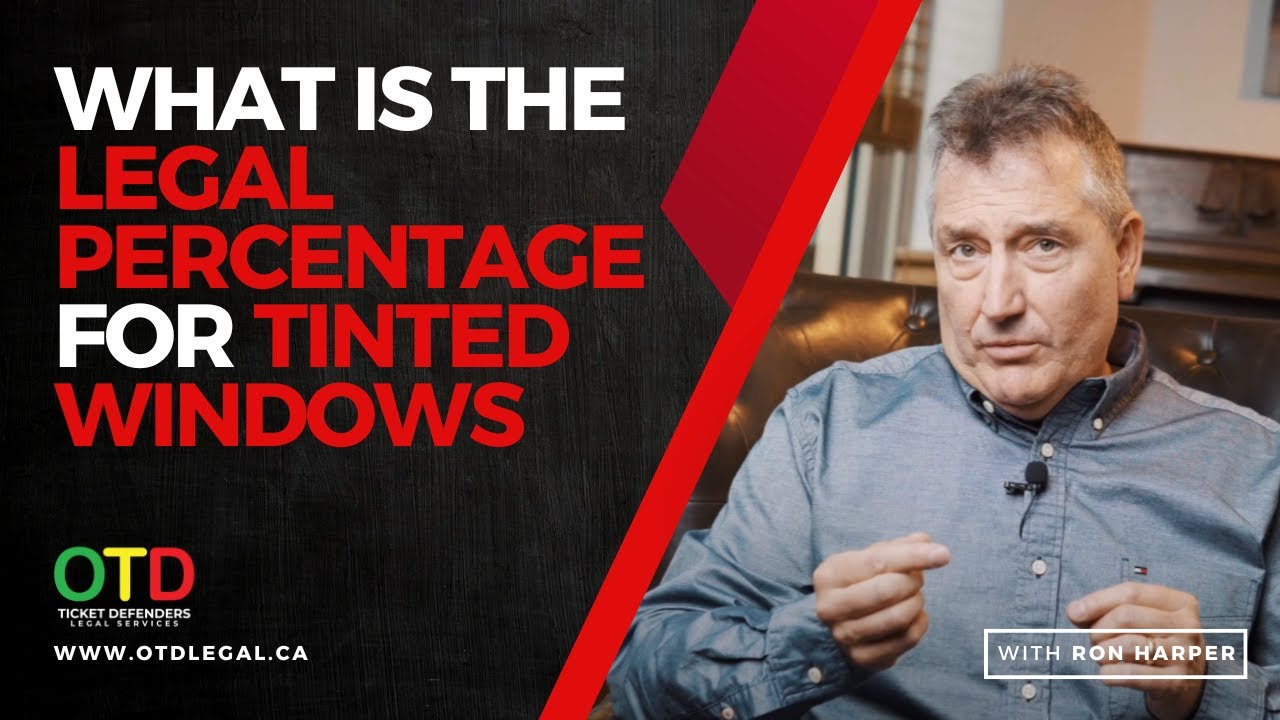 WHAT IS THE LEGAL PERCENTAGE FOR TINTED WINDOWS?
