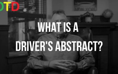 WHAT IS A DRIVER’S ABSTRACT?