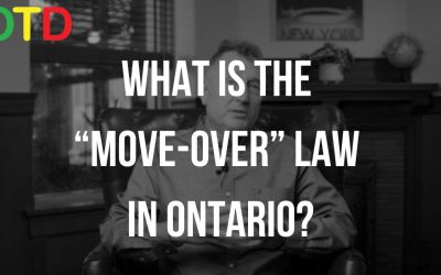 WHAT IS THE MOVE OVER LAW IN ONTARIO?