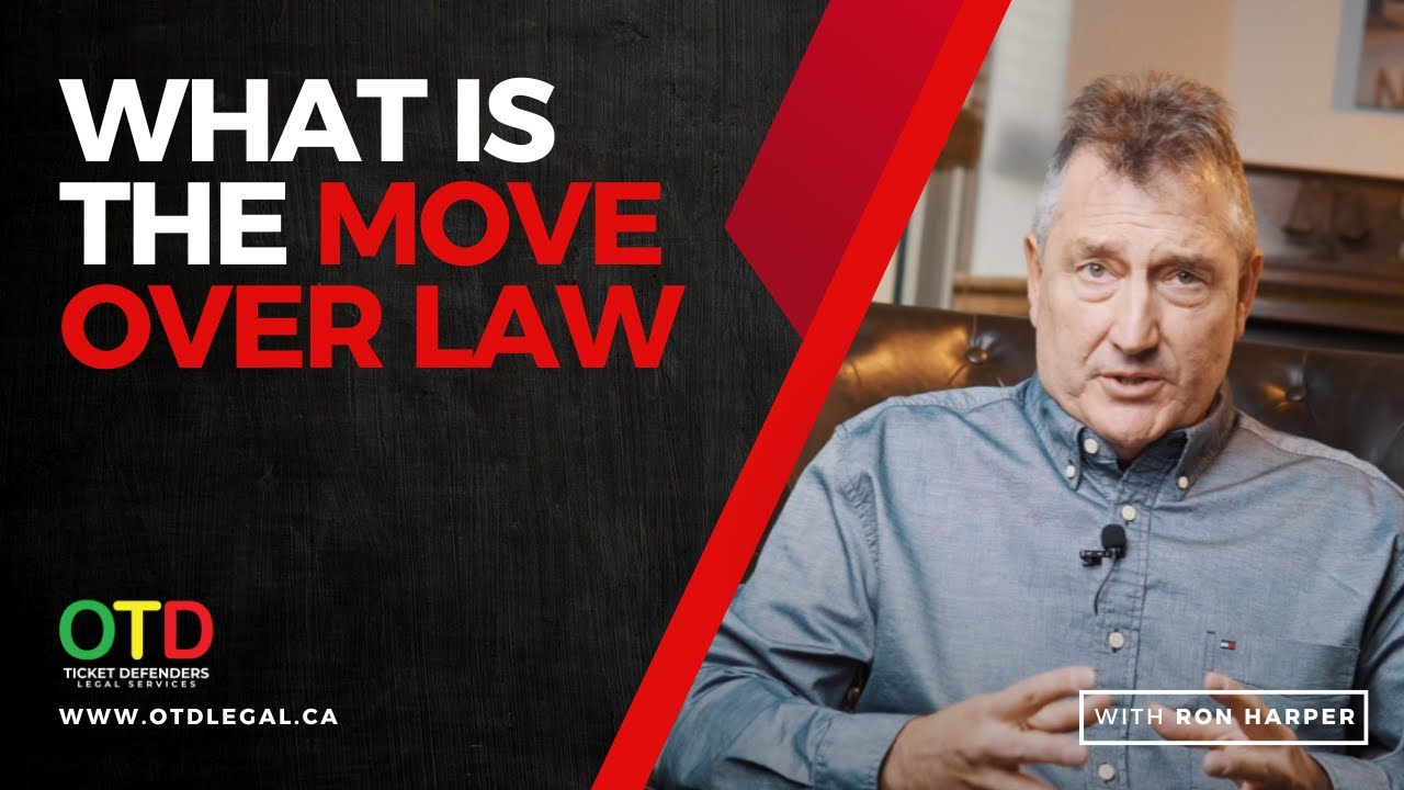 WHAT IS THE MOVE OVER LAW IN ONTARIO?