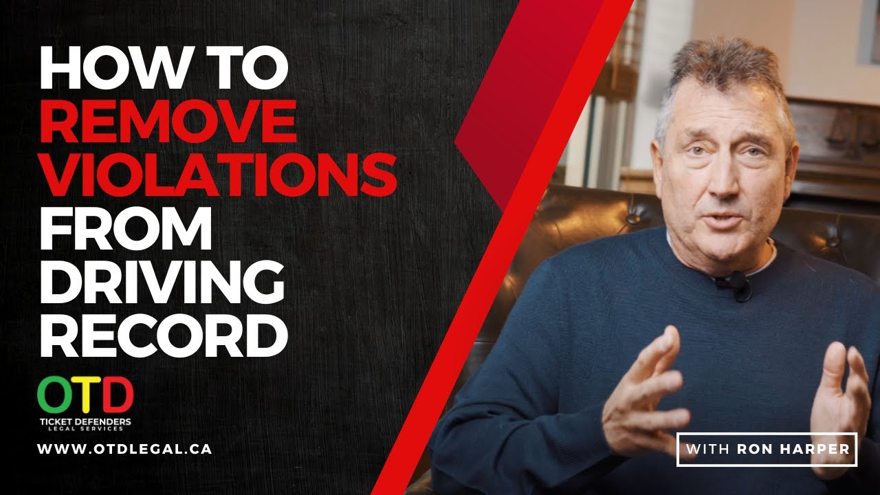 HOW TO REMOVE VIOLATIONS FROM DRIVING RECORD IN ONTARIO?