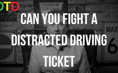Can You Fight A Distracted Driving Ticket?