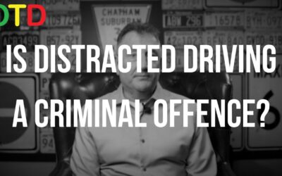 Is Distracted Driving A Criminal Offence?