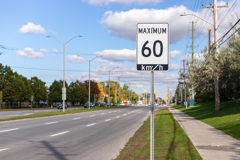 How much over the speed limit is legal in Canada?