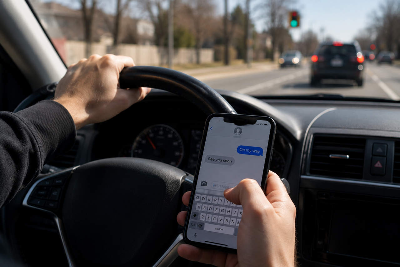 Using Console While Driving When can you legally use a cell phone while driving?